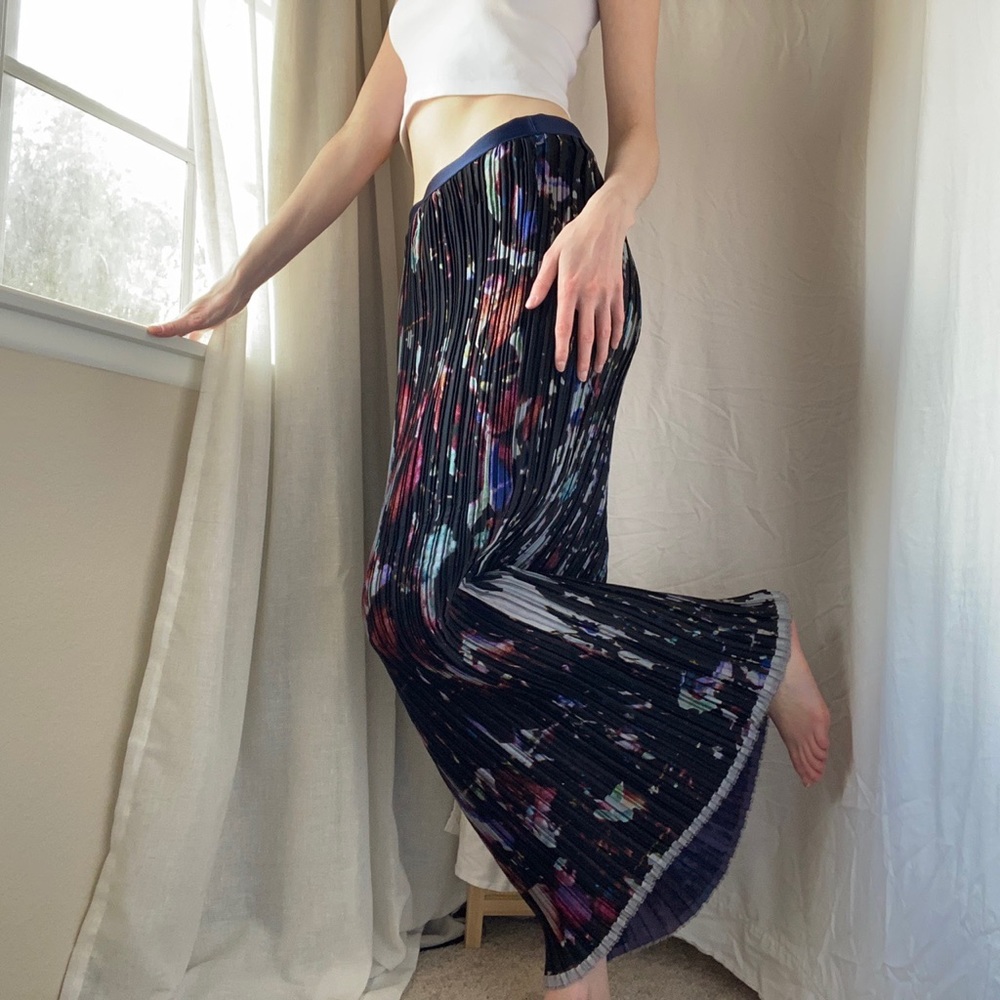 100% Silk Maxi Skirt